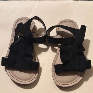 Black Kids Sandals